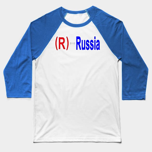 (R) = Russia - Republicans = Russian Assests - Back Baseball T-Shirt by SubversiveWare